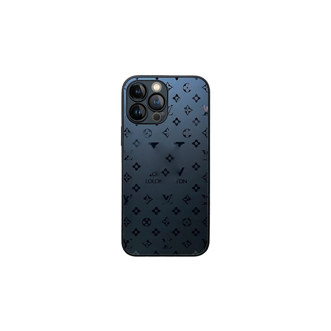 Black 'L' Monogram Shiny Phone Case Black 'L' Monogram Shiny Phone Case