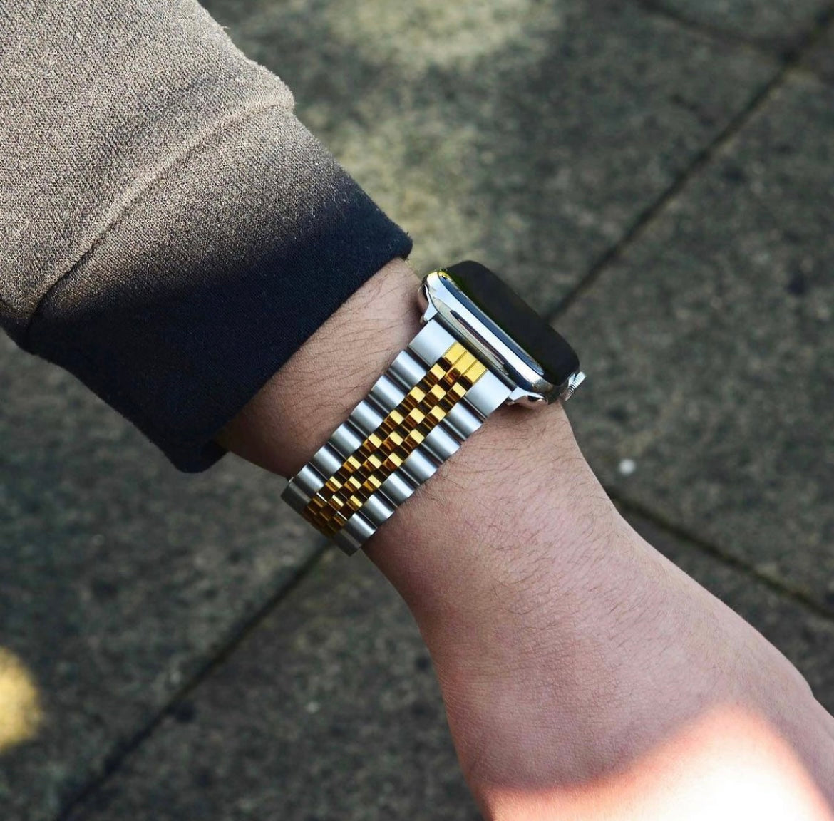 Jubilee Strap Two Tone Watch Band | Limited Style