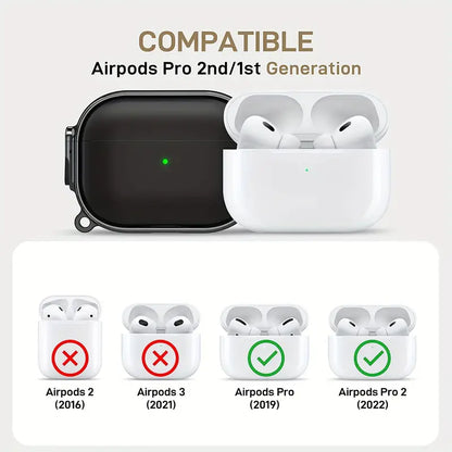 Black Premium Protective AirPod Pro Case (2022/2019)