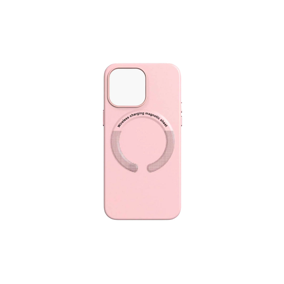 Pink MagSafe Phone Case | Leather Phone Case