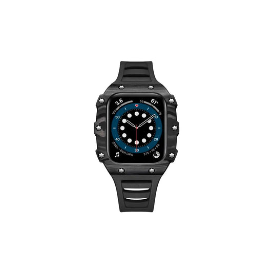 High-Tech Black Carbon Fiber Apple Watch Band