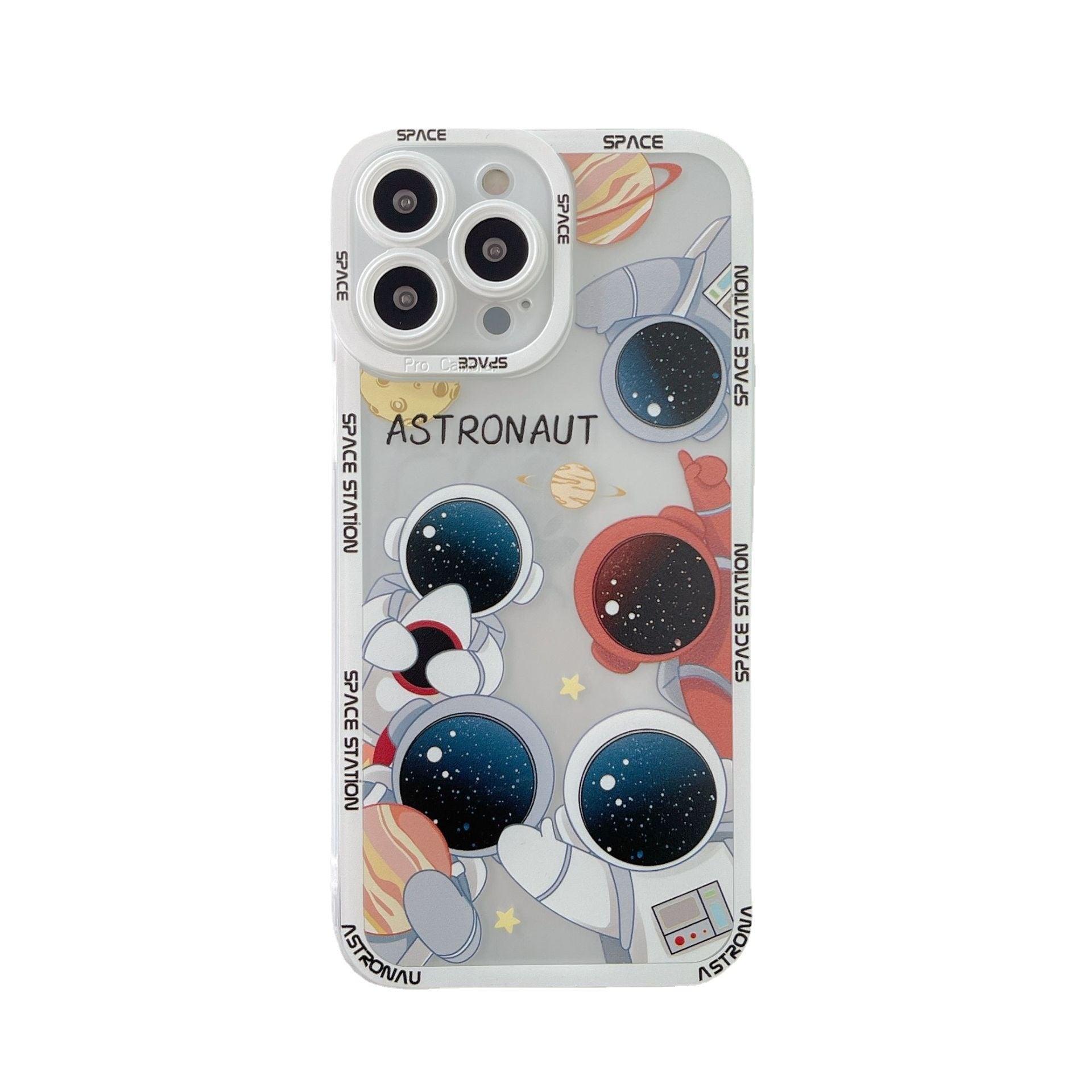 Cosmic Astronauts iPhone Case | Space-Inspired Art - Hypetrndz