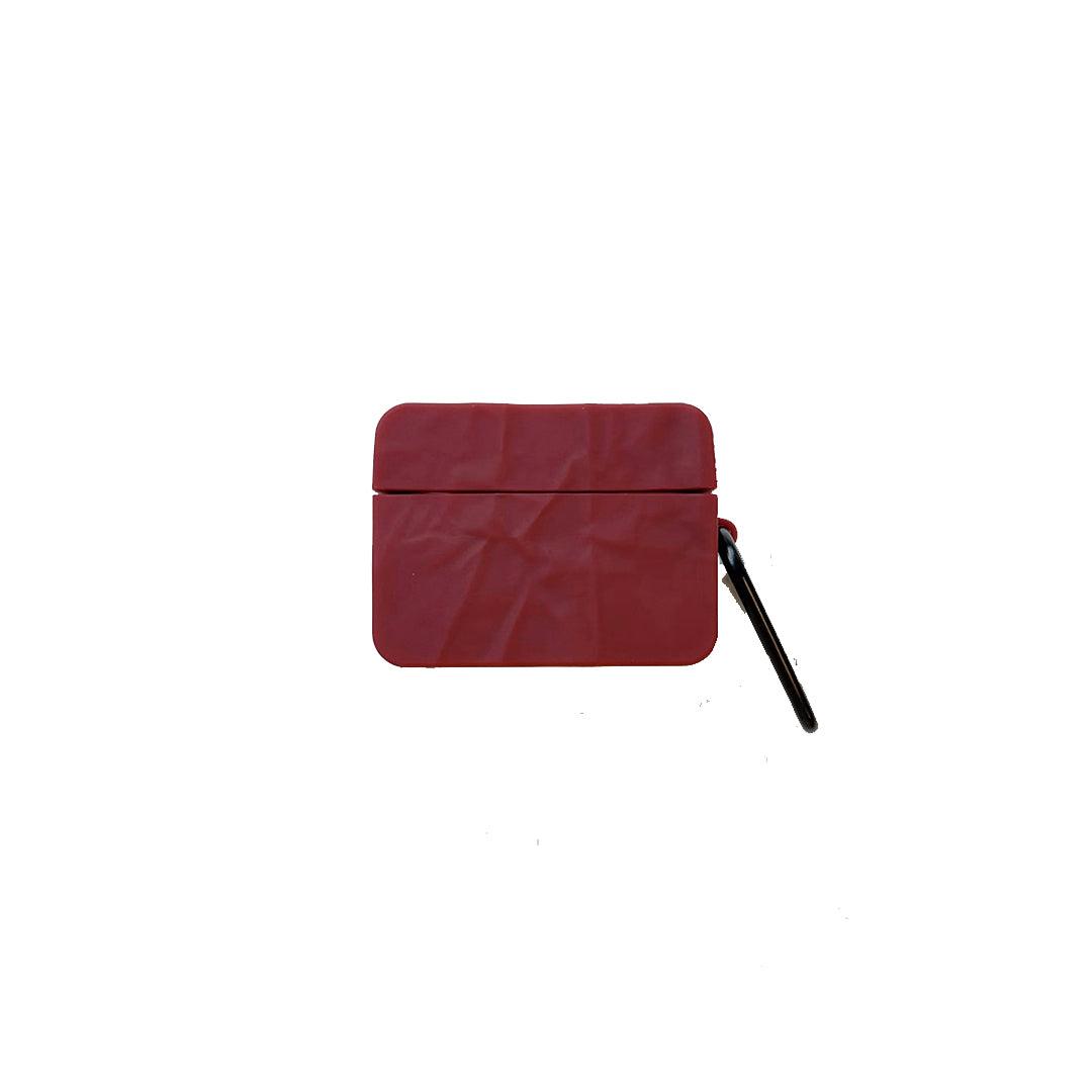 Crimson Red Rock Texture AirPod Case - Hypetrndz