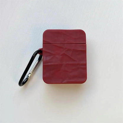 Crimson Red Rock Texture AirPod Case - Hypetrndz