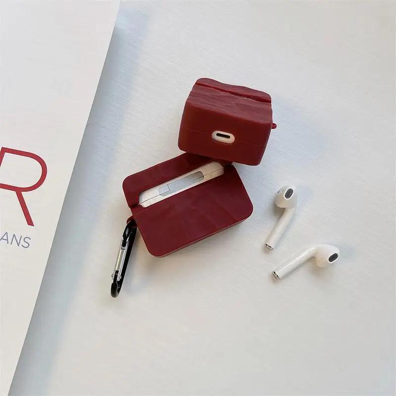 Crimson Red Rock Texture AirPod Case - Hypetrndz