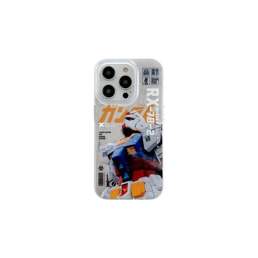 Mobile Suit Blueprint - RX-78-2 Gundam Warrior iPhone Case