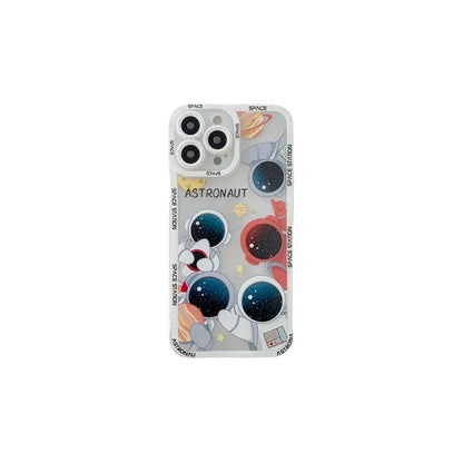 Cosmic Astronauts iPhone Case | Space-Inspired Art