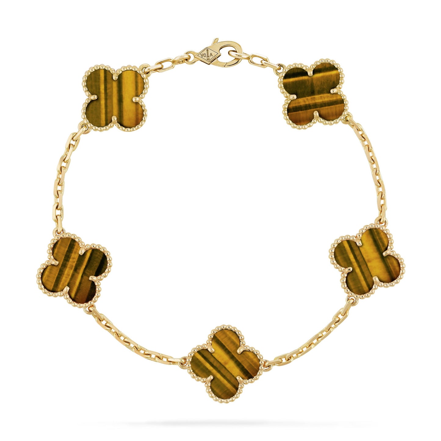 Gold Clover Bracelet - Elegance & Luck in Every Link