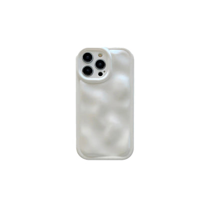 White Irregular 3D Phone Case