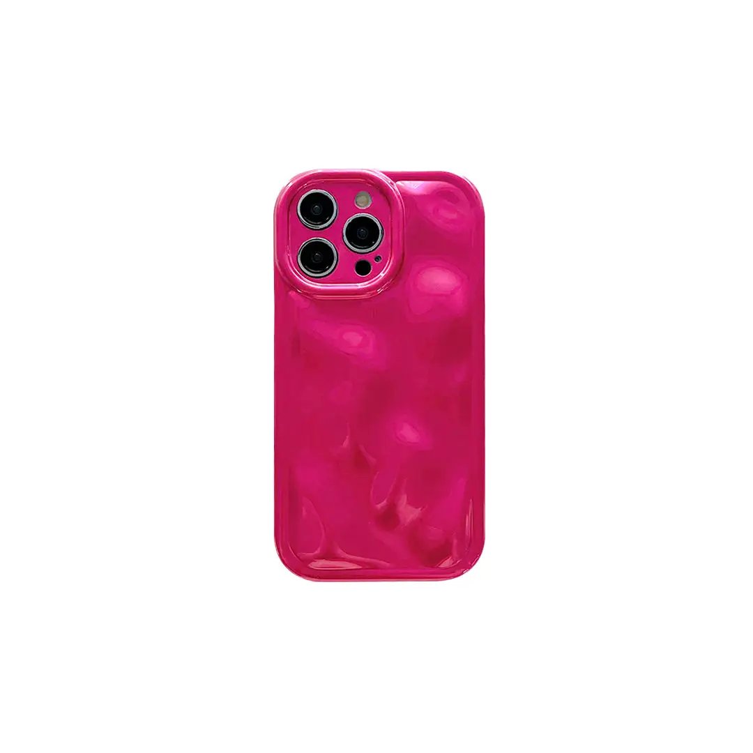 Pink Irregular 3D Phone Case