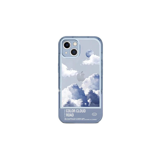 Blue Color Cloud Road iPhone Case