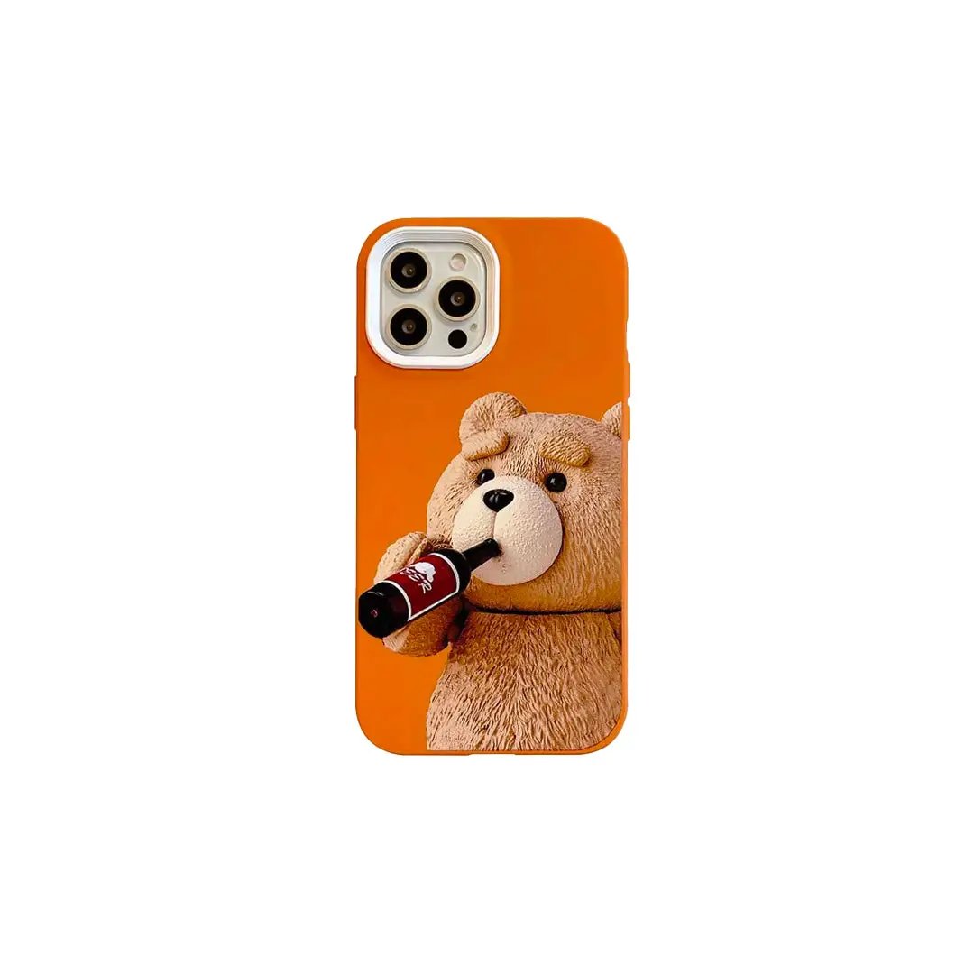 Drinking Bear iPhone Case