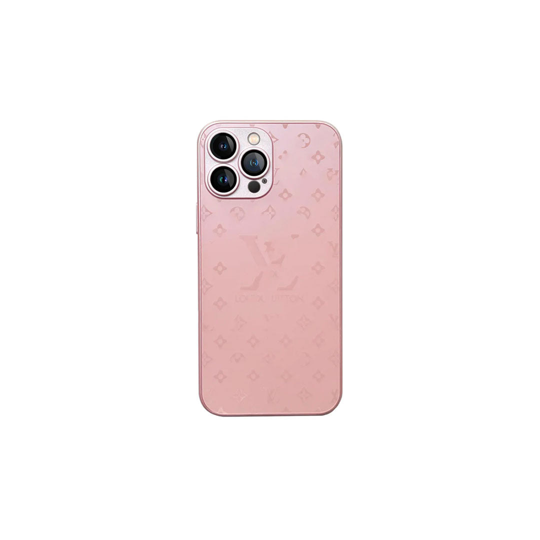 Pink 'L' Monogram Shiny Phone Case | Limited Edition