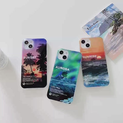 Sunset The Hawaiian Island iPhone Case