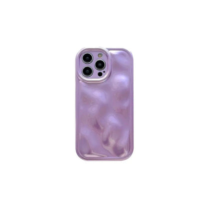 Purple Irregular 3D Phone Case