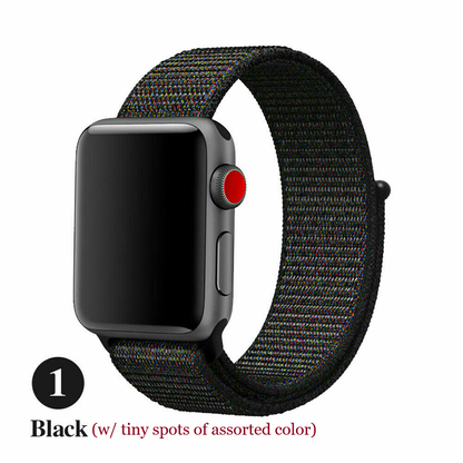 Woven Nylon Band For Apple Watch Sport Loop