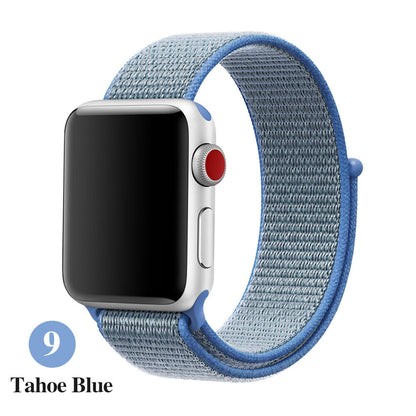 Woven Nylon Band For Apple Watch Sport Loop