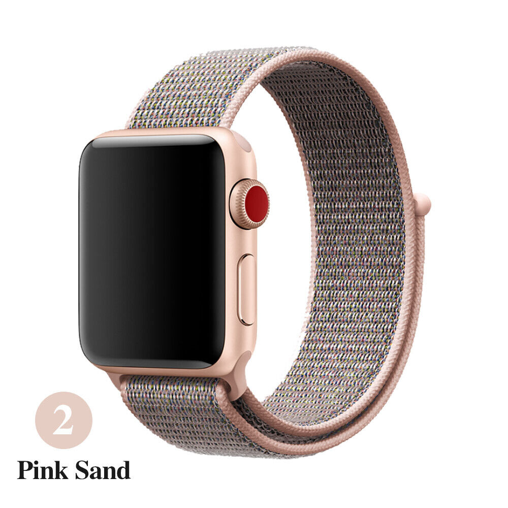 Woven Nylon Band For Apple Watch Sport Loop