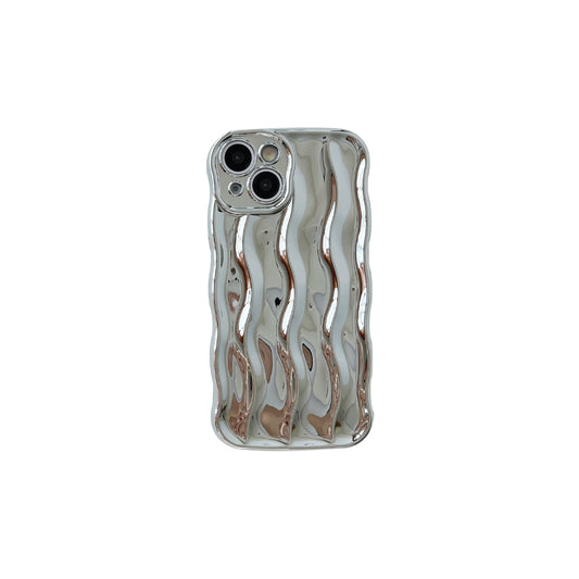 Chrome Wavey 3D Phone Case