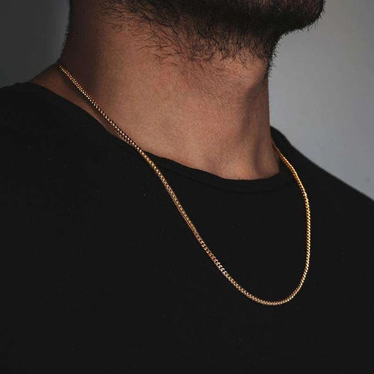 3mm Franco Chain Gold