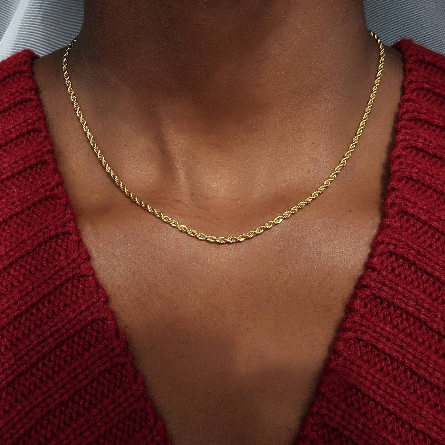 Classic Gold Rope Chain 3mm